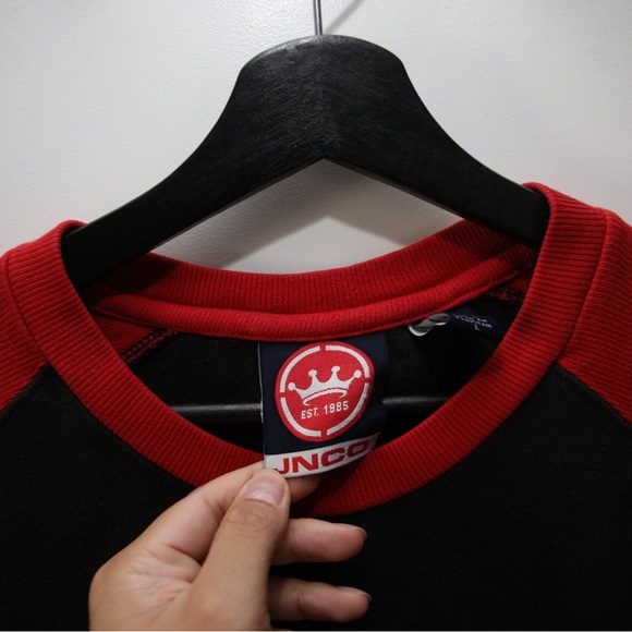 Vintage JNCO Black and Red Long Sleeve Shirt - Picture 3 of 6